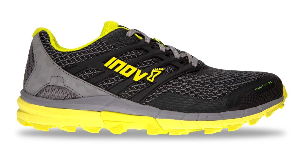 Inov-8 Trailtalon 290 V2 Mens Trail Running Shoes Black/Grey/Yellow Australia (MNYJRC249)